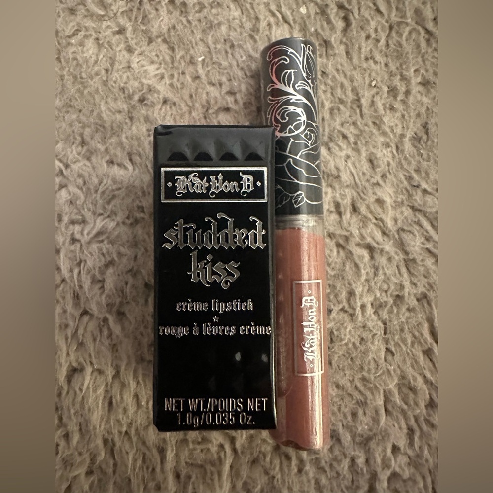Kat Von D Studded Kiss Red Crème Lipstick and Gloss